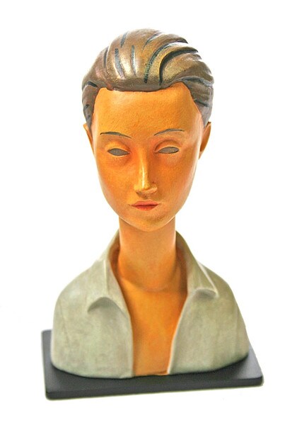 Neck Lunia Czechowska Portrait Bust By Modiglian Statue Inspired Sculpture